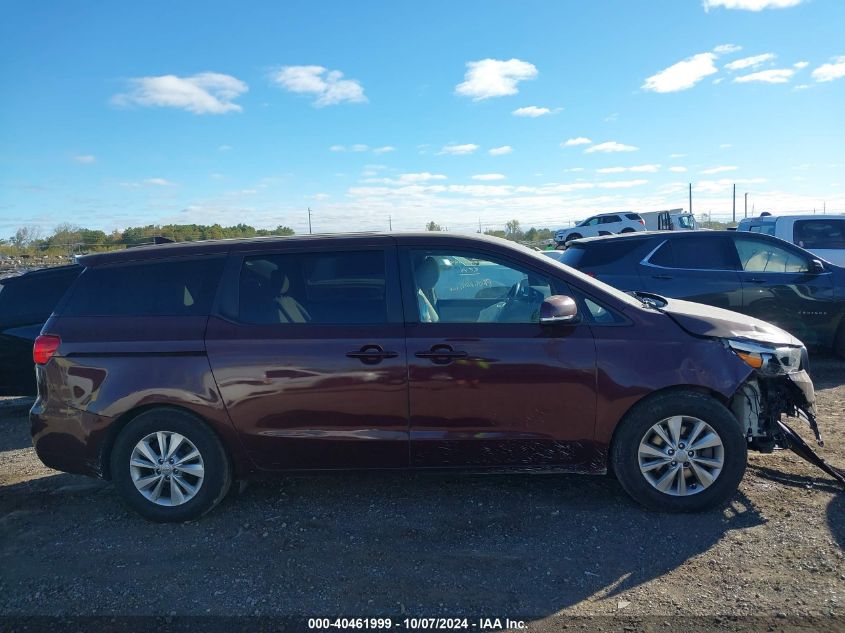 2017 Kia Sedona Lx VIN: KNDMB5C1XH6229095 Lot: 40461999