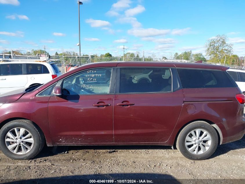 2017 Kia Sedona Lx VIN: KNDMB5C1XH6229095 Lot: 40461999