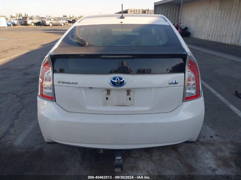 2013 Toyota Prius Three VIN: JTDKN3DU2D5633357 Lot: 40462013