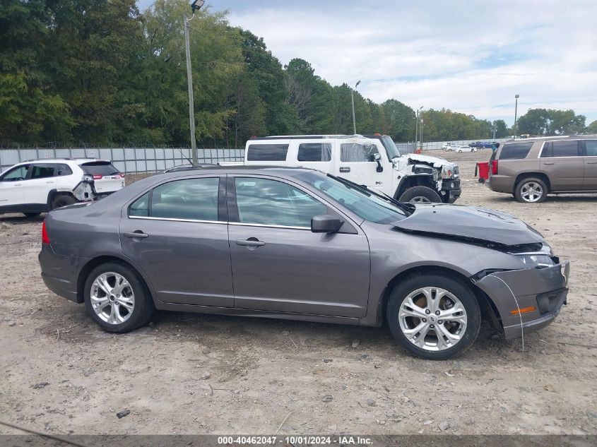 2012 Ford Fusion Se VIN: 3FAHP0HG5CR418337 Lot: 40462047