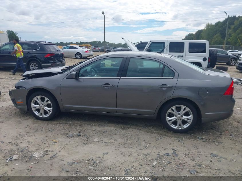 2012 Ford Fusion Se VIN: 3FAHP0HG5CR418337 Lot: 40462047