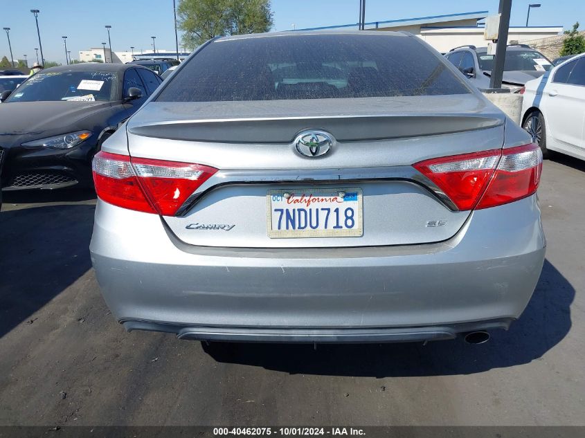 2016 Toyota Camry Se VIN: 4T1BF1FK8GU127924 Lot: 40462075