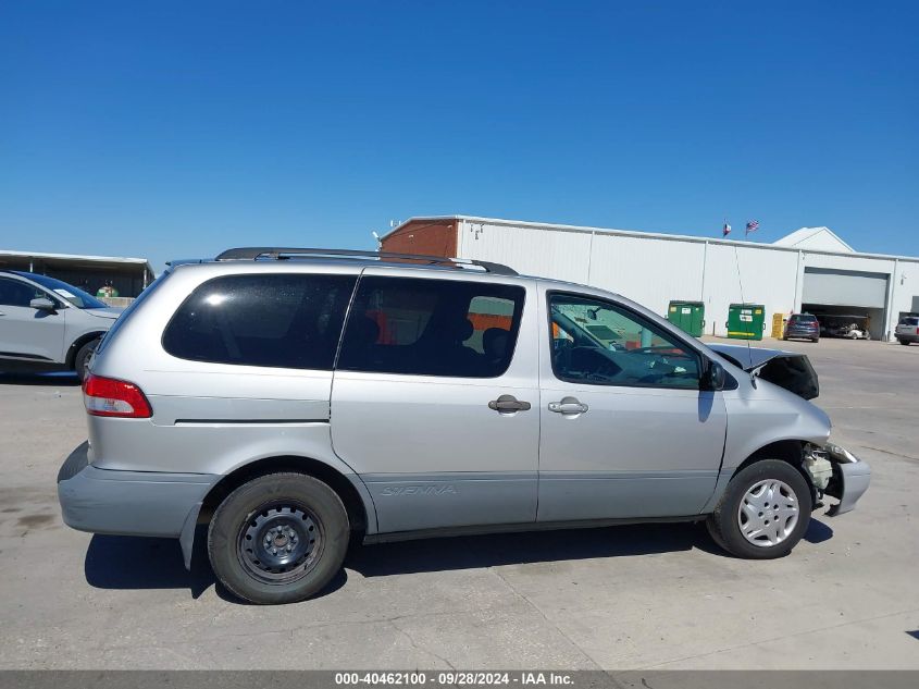 2002 Toyota Sienna Ce VIN: 4T3ZF19C02U489703 Lot: 40462100