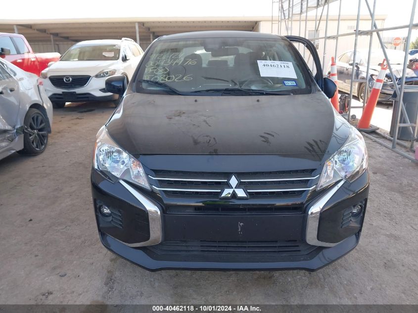 2024 Mitsubishi Mirage G4 Es/G4 Le/G4 Black Edit VIN: ML32FUFJXRHF08026 Lot: 40462118