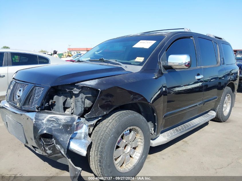 2007 Nissan Armada Se VIN: 5N1AA08A37N716706 Lot: 40462137