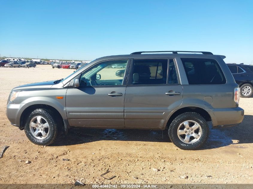 2007 Honda Pilot Exl VIN: 2HKYF18637H504328 Lot: 40462142