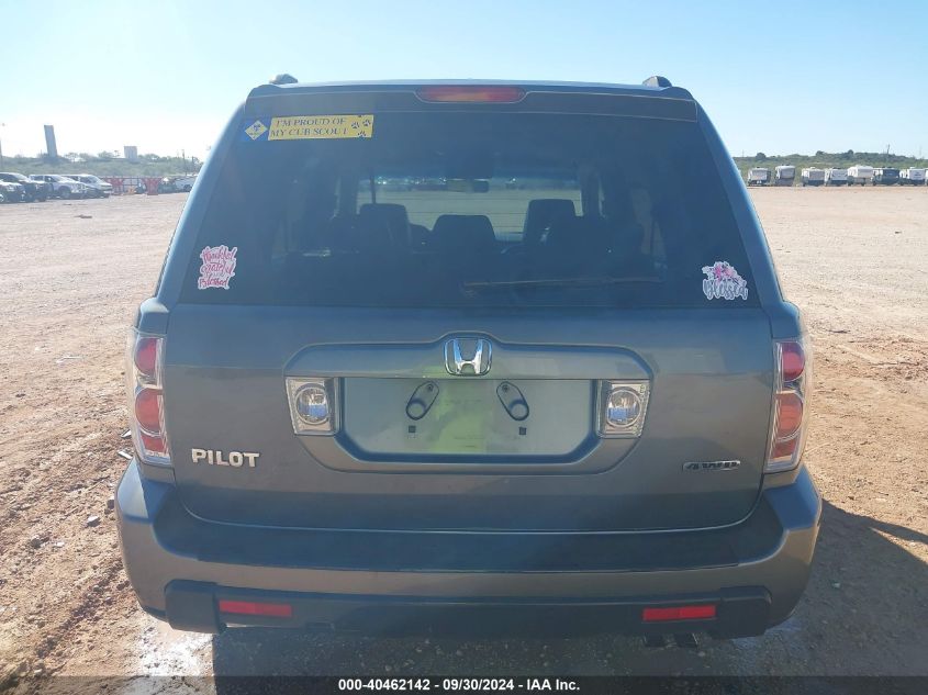 2007 Honda Pilot Exl VIN: 2HKYF18637H504328 Lot: 40462142