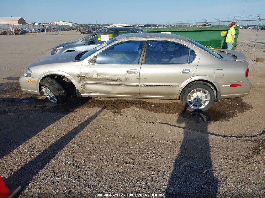 2000 Nissan Maxima Gle/Gxe/Se VIN: JN1CA31D9YT513337 Lot: 40462172