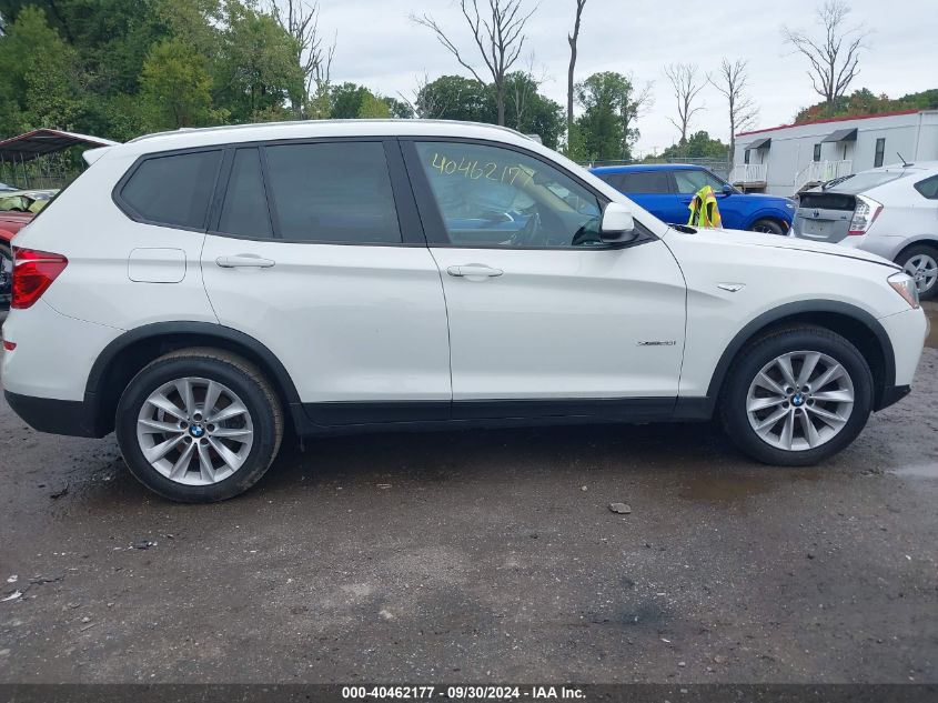 2016 BMW X3 xDrive28I VIN: 5UXWX9C56G0D71399 Lot: 40462177