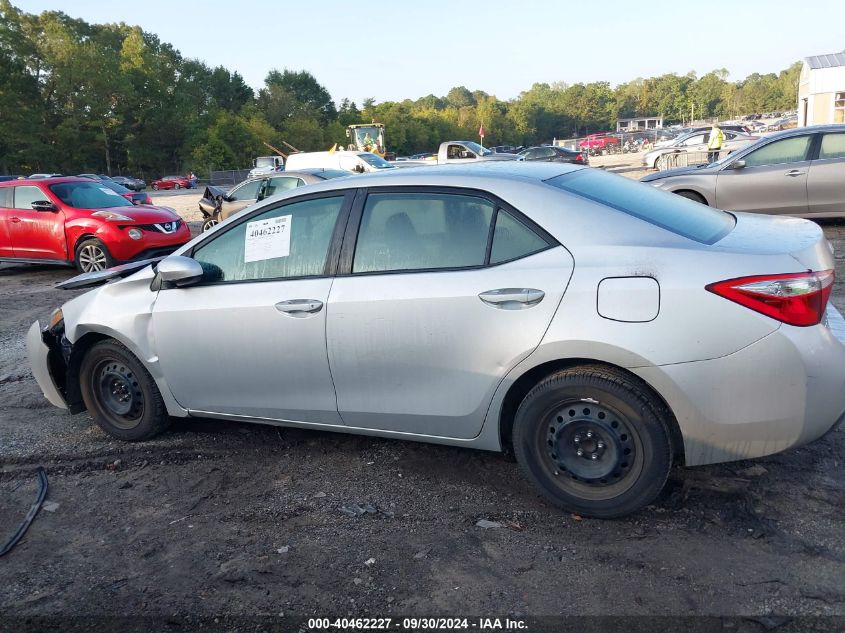 2016 Toyota Corolla L/Le/Le Pls/Prm/S/S Pls VIN: 2T1BURHE6GC553284 Lot: 40462227