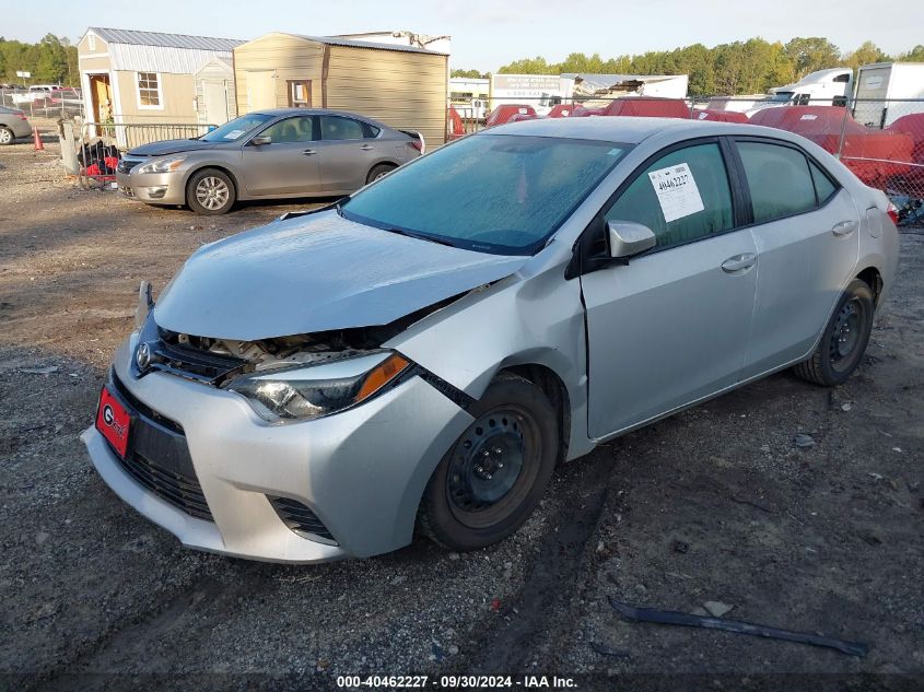 2016 Toyota Corolla L/Le/Le Pls/Prm/S/S Pls VIN: 2T1BURHE6GC553284 Lot: 40462227