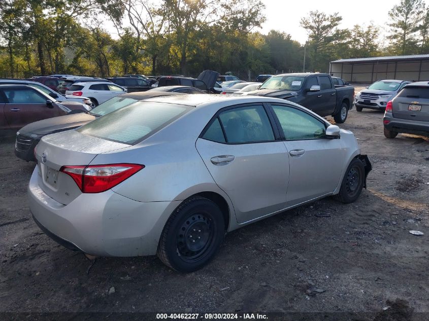 2016 Toyota Corolla L/Le/Le Pls/Prm/S/S Pls VIN: 2T1BURHE6GC553284 Lot: 40462227