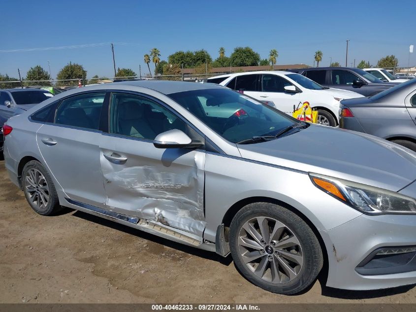 2017 Hyundai Sonata Sport VIN: 5NPE34AFXHH439826 Lot: 40462233