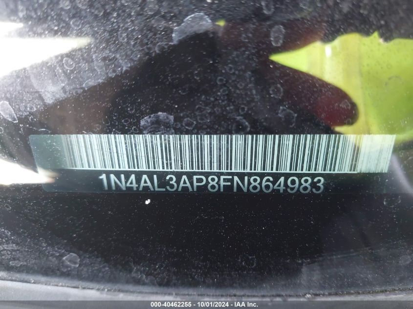 1N4AL3AP8FN864983 2015 Nissan Altima 2.5 S