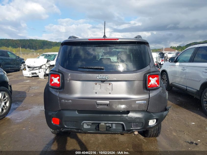 2018 Jeep Renegade Latitude 4X4 VIN: ZACCJBBB1JPG96786 Lot: 40462316