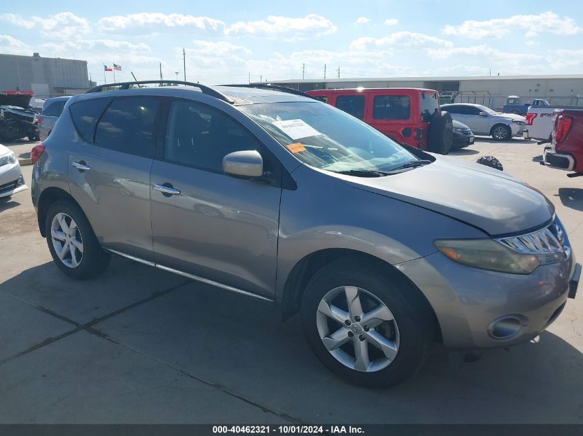 2009 Nissan Murano Sl VIN: JN8AZ18W49W155075 Lot: 40462321