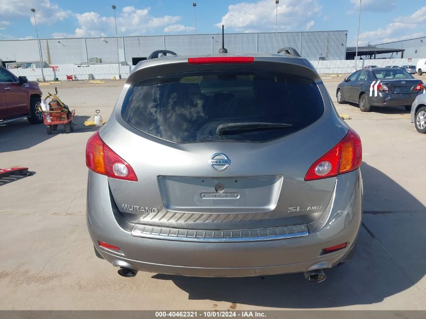 2009 Nissan Murano Sl VIN: JN8AZ18W49W155075 Lot: 40462321