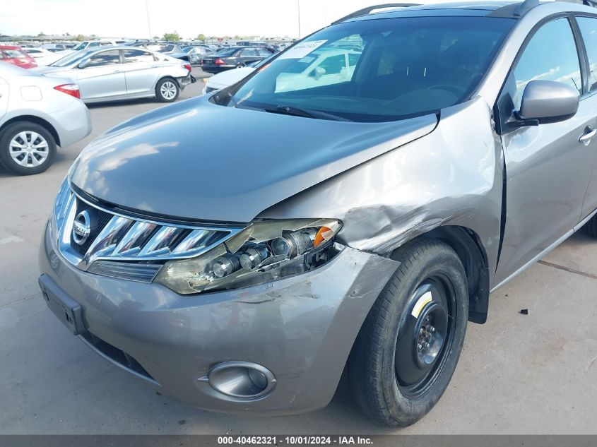 2009 Nissan Murano Sl VIN: JN8AZ18W49W155075 Lot: 40462321