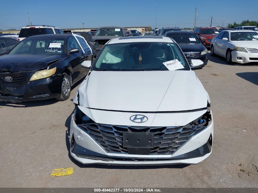 2021 Hyundai Elantra Limited VIN: 5NPLP4AG2MH040584 Lot: 40462377