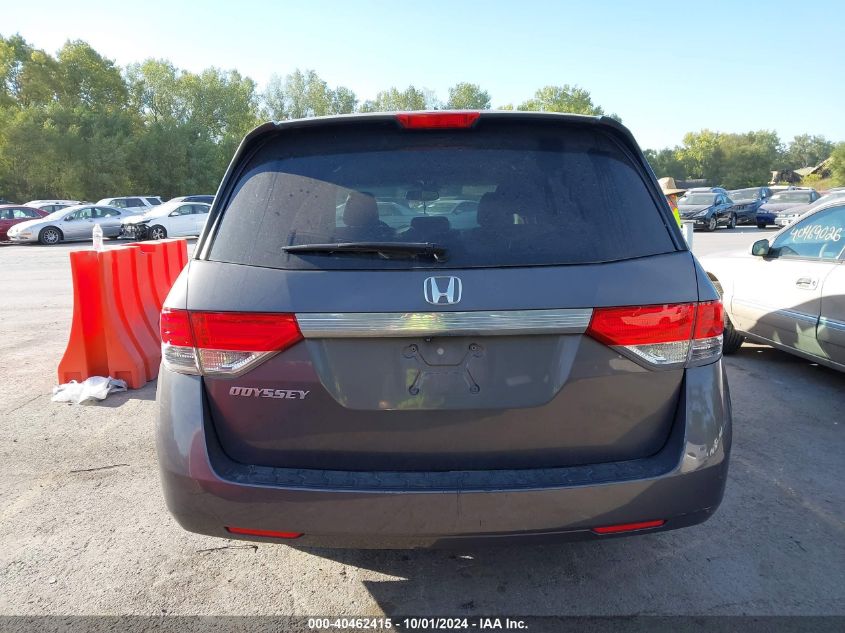 2014 Honda Odyssey Exl VIN: 5FNRL5H64EB127184 Lot: 40462415