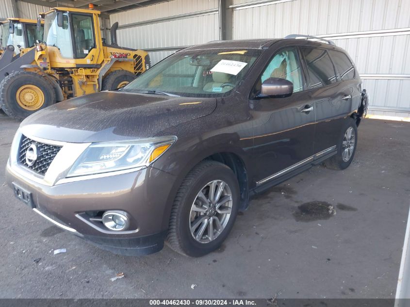 2015 Nissan Pathfinder S/Sv/Sl/Platinum VIN: 5N1AR2MM2FC677816 Lot: 40462430