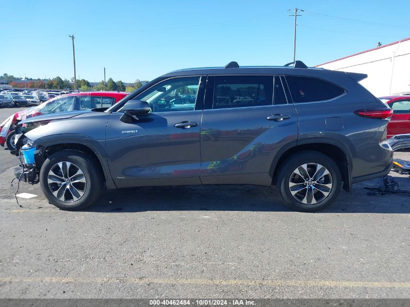 2020 Toyota Highlander Hybrid Xle VIN: 5TDHBRCH2LS502089 Lot: 40462484