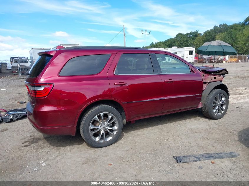 2020 Dodge Durango Gt VIN: 1C4RDJDG6LC302288 Lot: 40462486