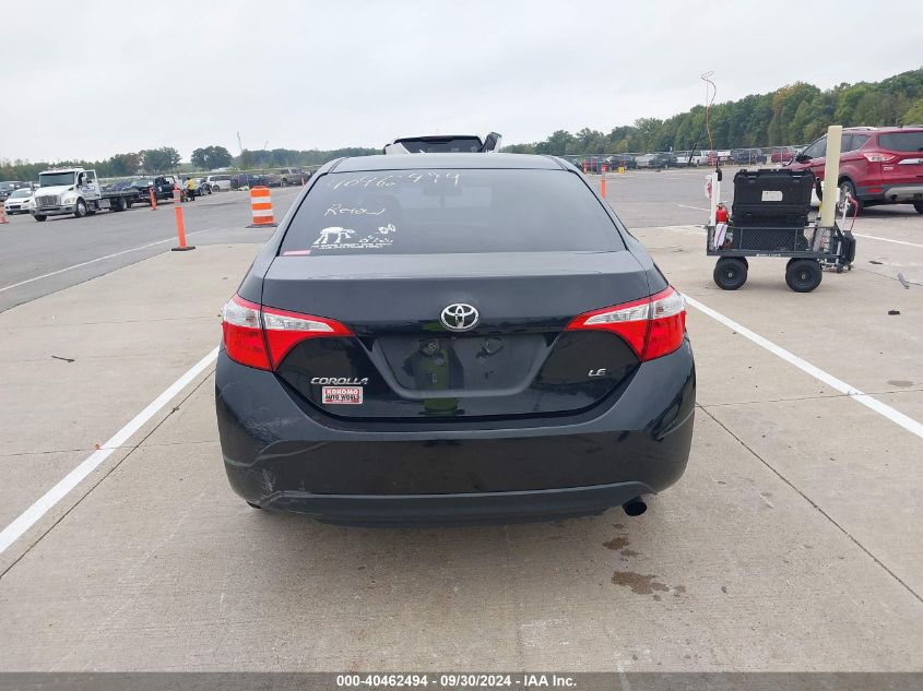 2015 Toyota Corolla L/Le/Le Pls/Prm/S/S Pls VIN: 2T1BURHE0FC419613 Lot: 40462494