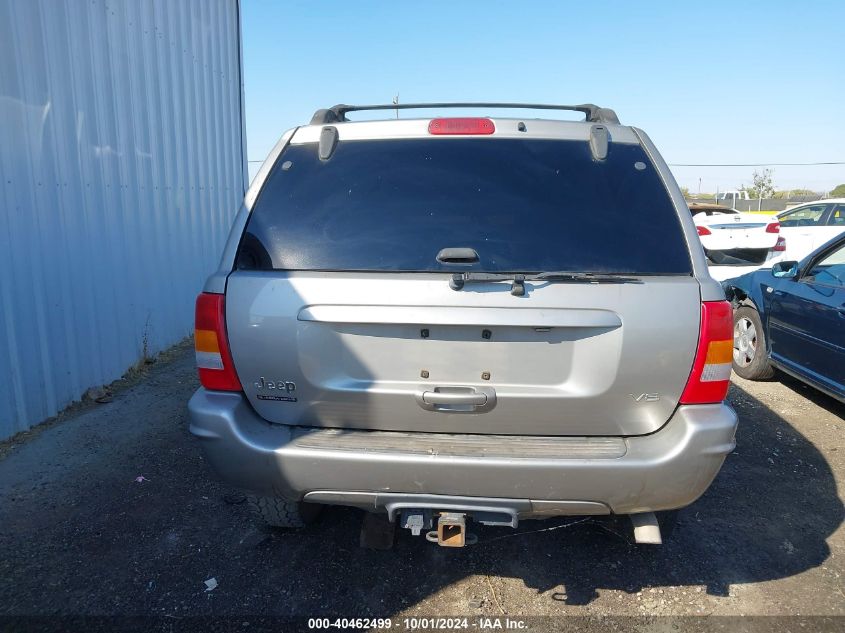 2000 Jeep Grand Cherokee Limited VIN: 1J4GW58NXYC227436 Lot: 40462499