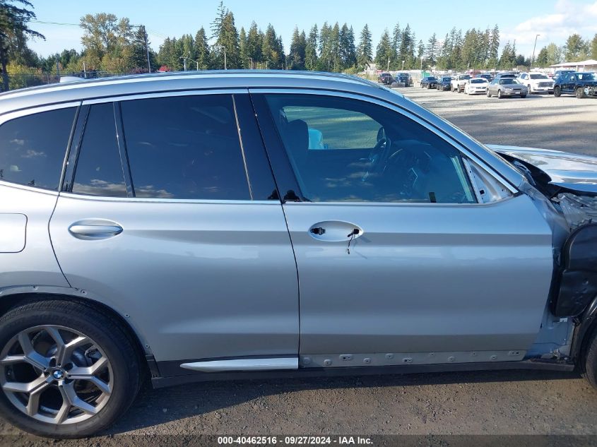 2020 BMW X3 xDrive30I VIN: 5UXTY5C09LLT37928 Lot: 40462516