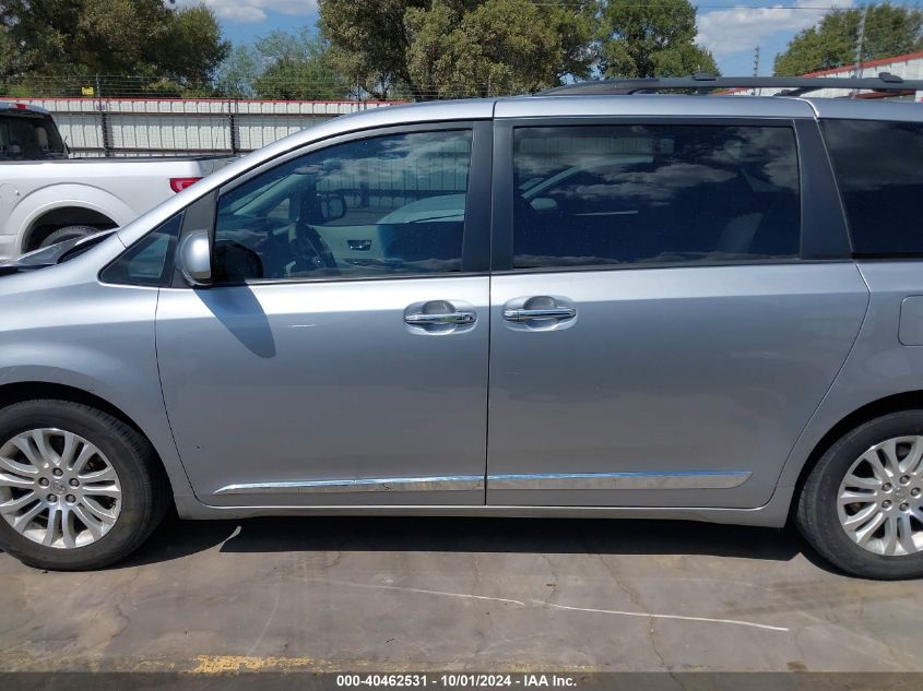 2013 Toyota Sienna Xle V6 8 Passenger VIN: 5TDYK3DC7DS328912 Lot: 40462531