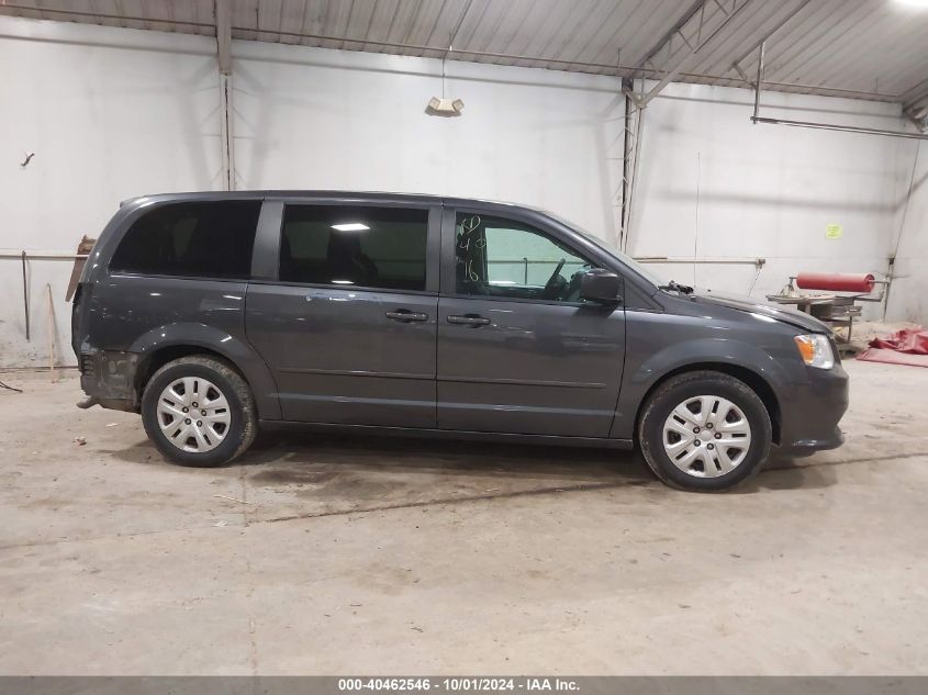 2016 Dodge Grand Caravan Se VIN: 2C4RDGBG5GR372173 Lot: 40462546