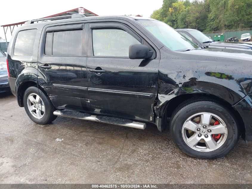 2011 Honda Pilot Ex-L VIN: 5FNYF4H58BB018601 Lot: 40462575