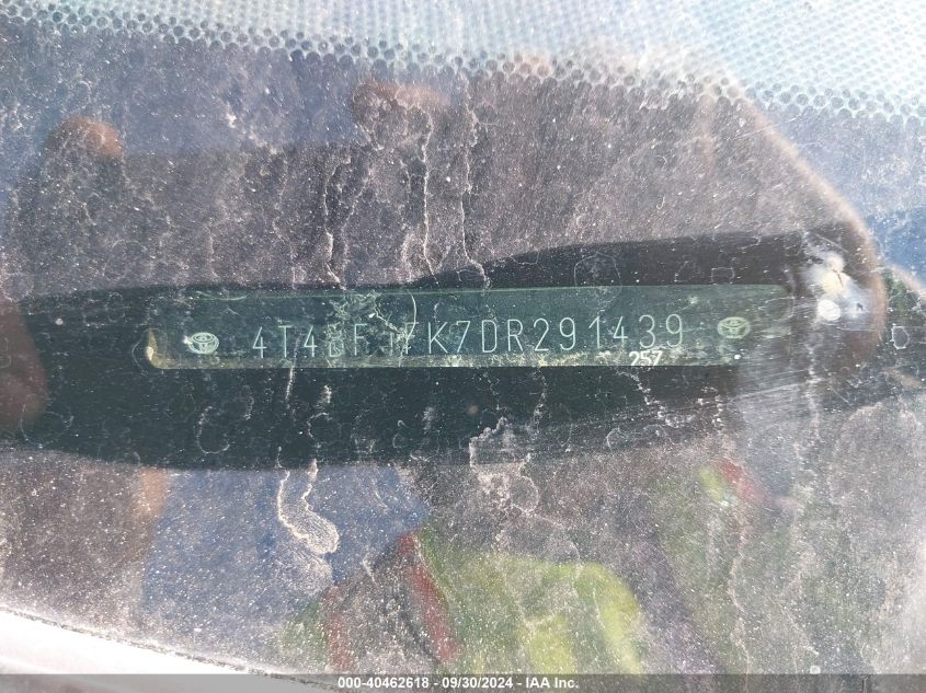 4T4BF1FK7DR291439 2013 Toyota Camry Le