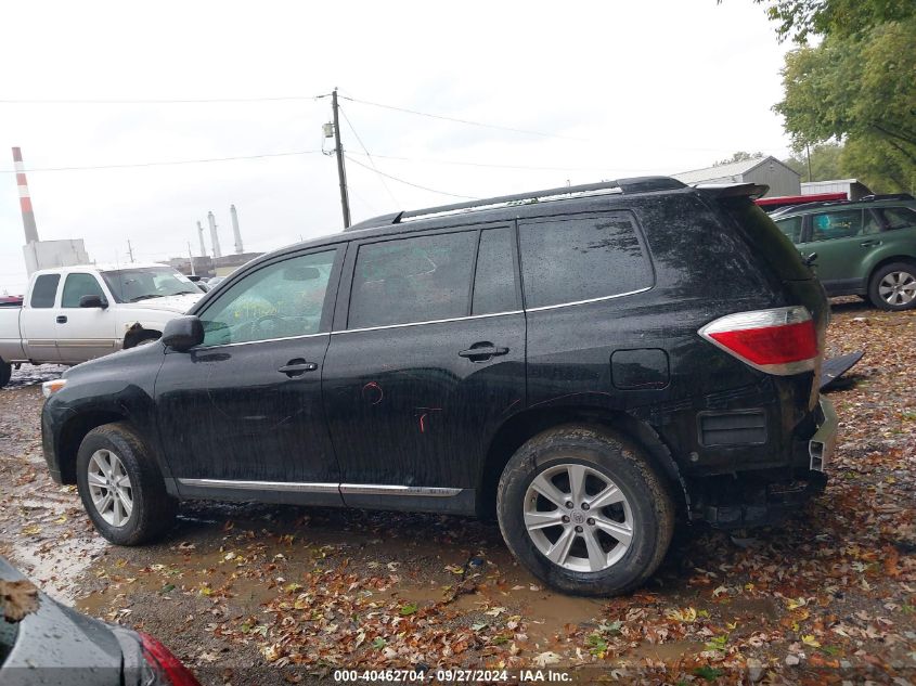 2013 Toyota Highlander Se V6 VIN: 5TDBK3EH8DS217088 Lot: 40462704