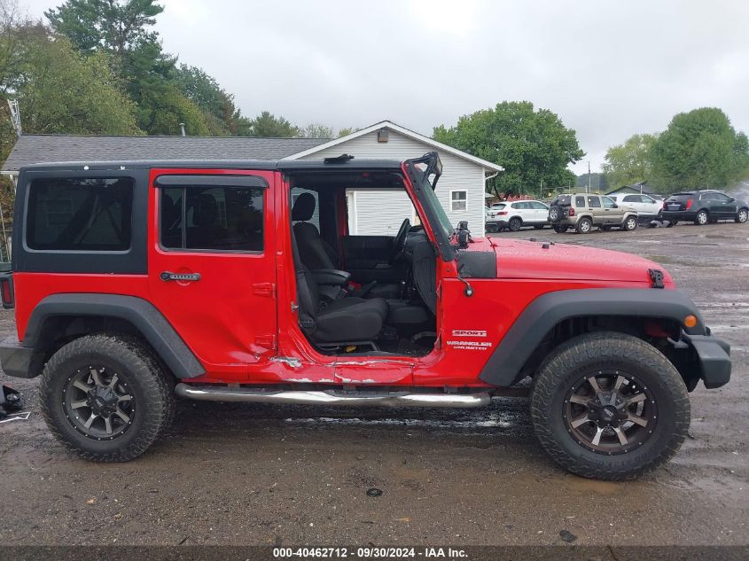 2011 Jeep Wrangler Unlimited Sport VIN: 1J4BA3H16BL640617 Lot: 40462712