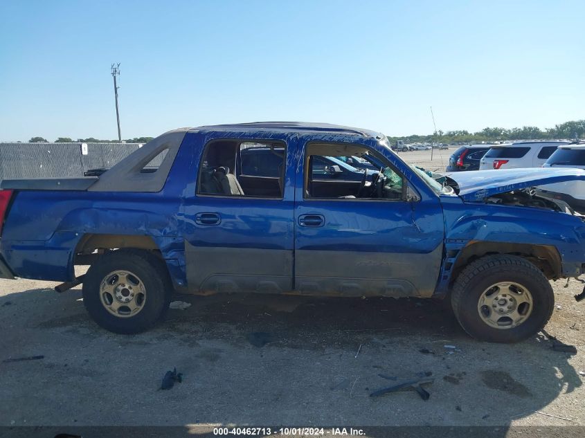 2003 Chevrolet Avalanche C1500 VIN: 3GNEC13T13G308066 Lot: 40462713