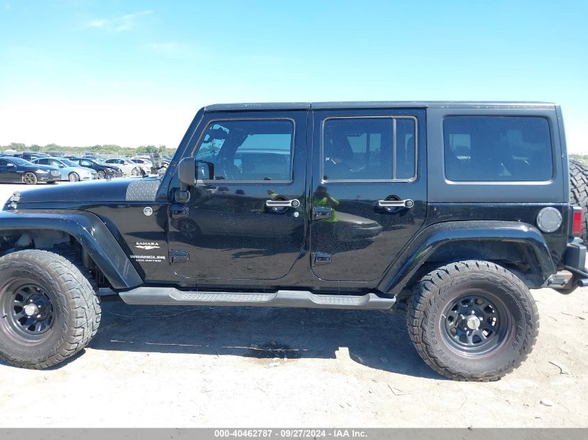 2014 Jeep Wrangler Unlimited Sahara VIN: 1C4BJWEG8EL313429 Lot: 40462787