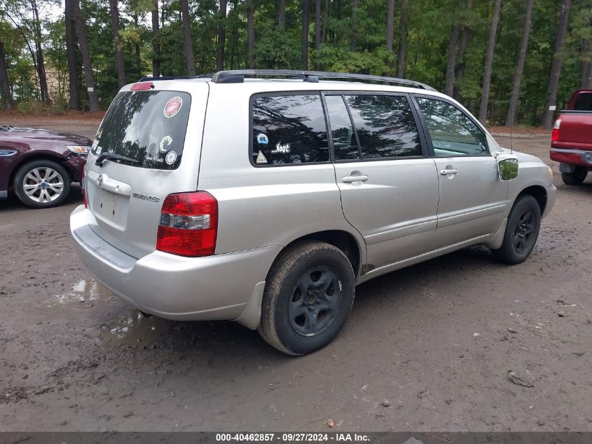 2006 Toyota Highlander VIN: JTEGD21AX60152622 Lot: 40462857