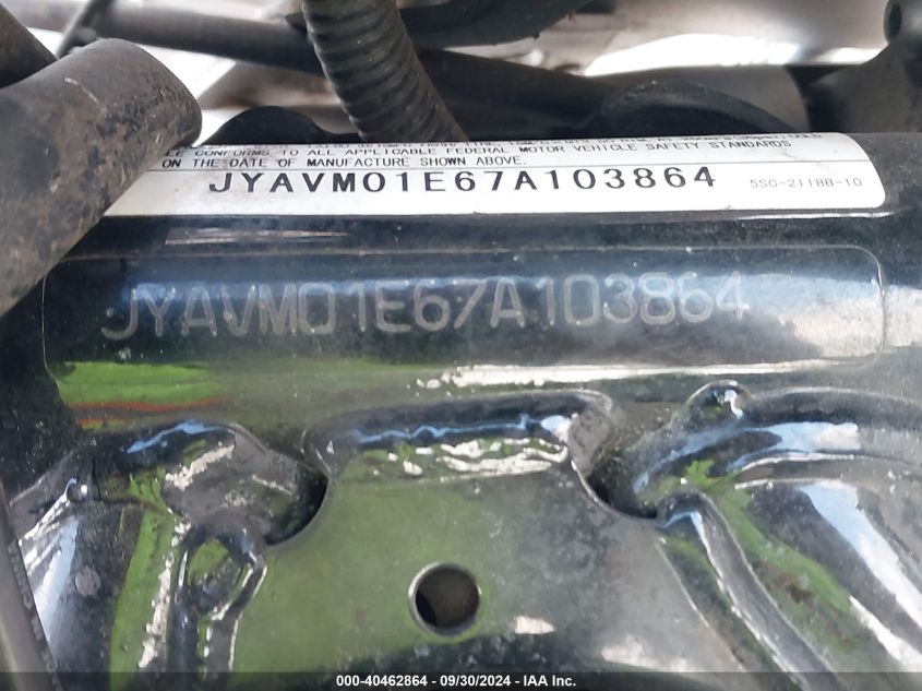 JYAVM01E67A103864 2007 Yamaha Xvs650