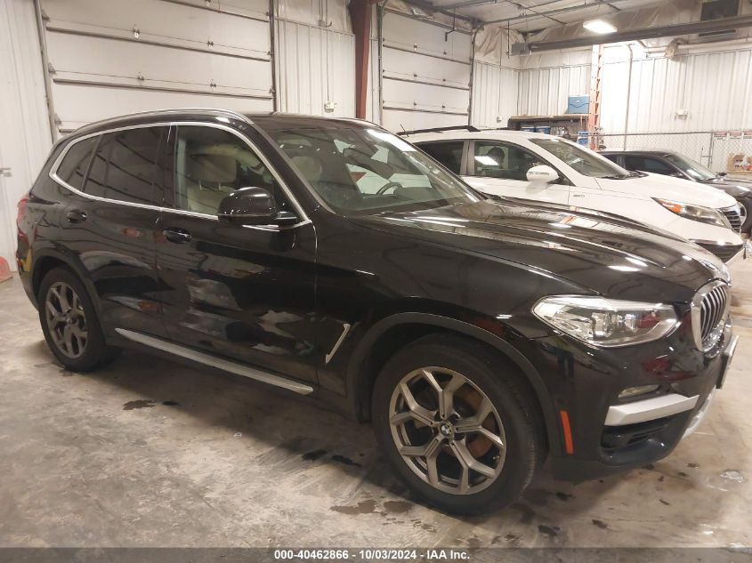 2021 BMW X3 xDrive30I VIN: 5UXTY5C0XM9H01405 Lot: 40462866