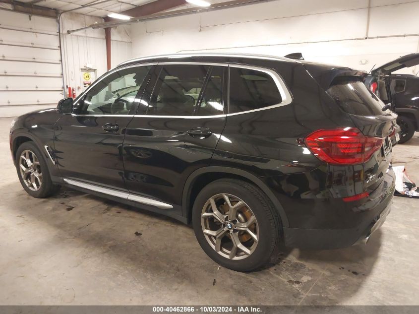 2021 BMW X3 xDrive30I VIN: 5UXTY5C0XM9H01405 Lot: 40462866