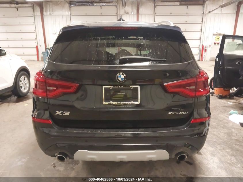 2021 BMW X3 xDrive30I VIN: 5UXTY5C0XM9H01405 Lot: 40462866