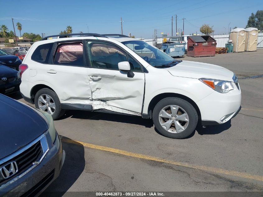 2016 Subaru Forester 2.5I Premium VIN: JF2SJADC4GH485529 Lot: 40462873