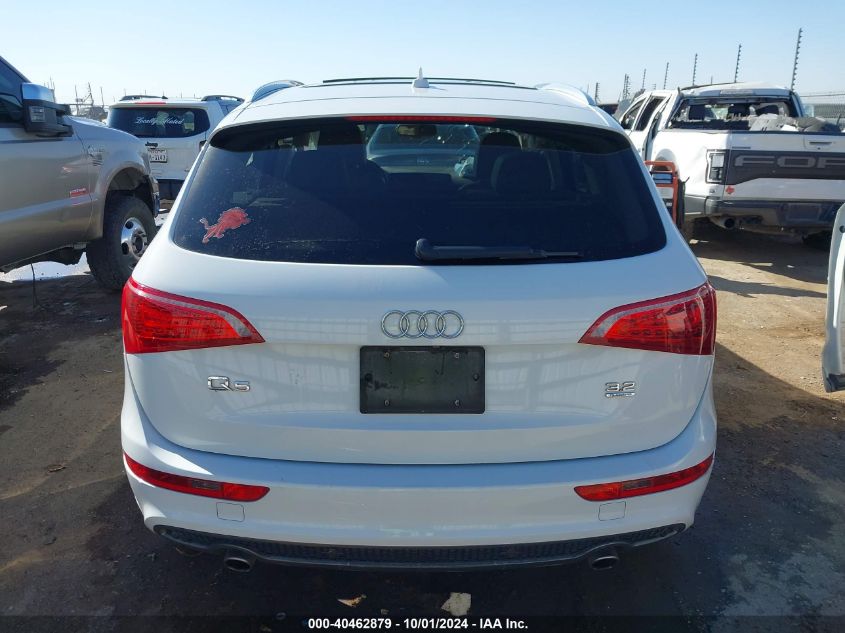 2012 Audi Q5 3.2 Premium Plus VIN: WA1DKAFP8CA035447 Lot: 40462879