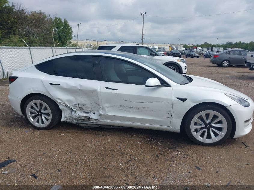 2021 Tesla Model 3 Long Range Dual Motor All-Wheel Drive VIN: 5YJ3E1EB1MF860527 Lot: 40462896