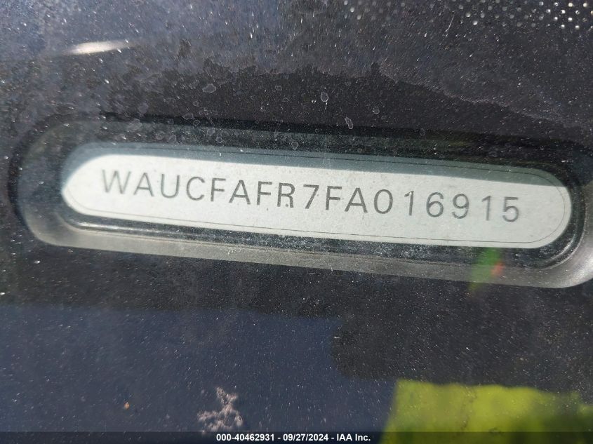 WAUCFAFR7FA016915 2015 Audi A5 2.0T Premium