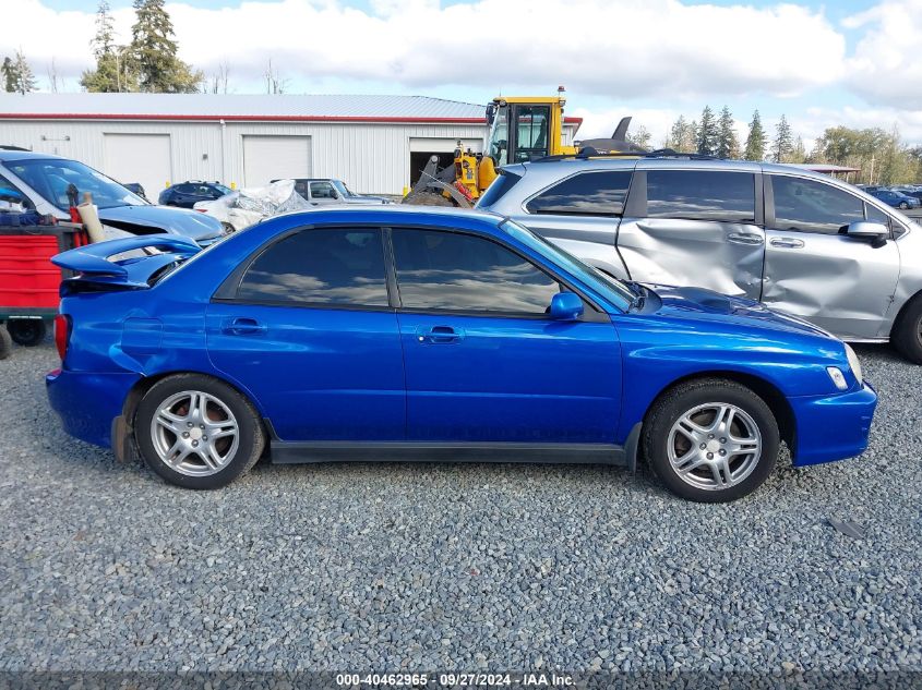 2003 Subaru Impreza Wrx VIN: JF1GD29643G508494 Lot: 40462965