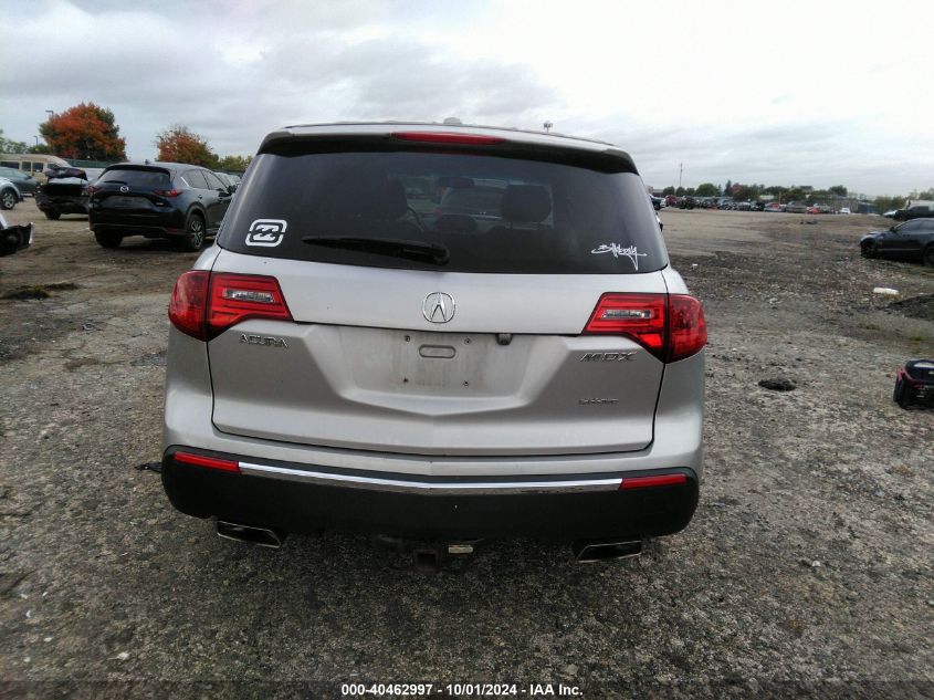 2012 Acura Mdx Advance VIN: 2HNYD2H89CH529518 Lot: 40462997