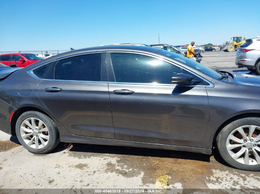 2015 Chrysler 200 C VIN: 1C3CCCCBXFN501092 Lot: 40463019